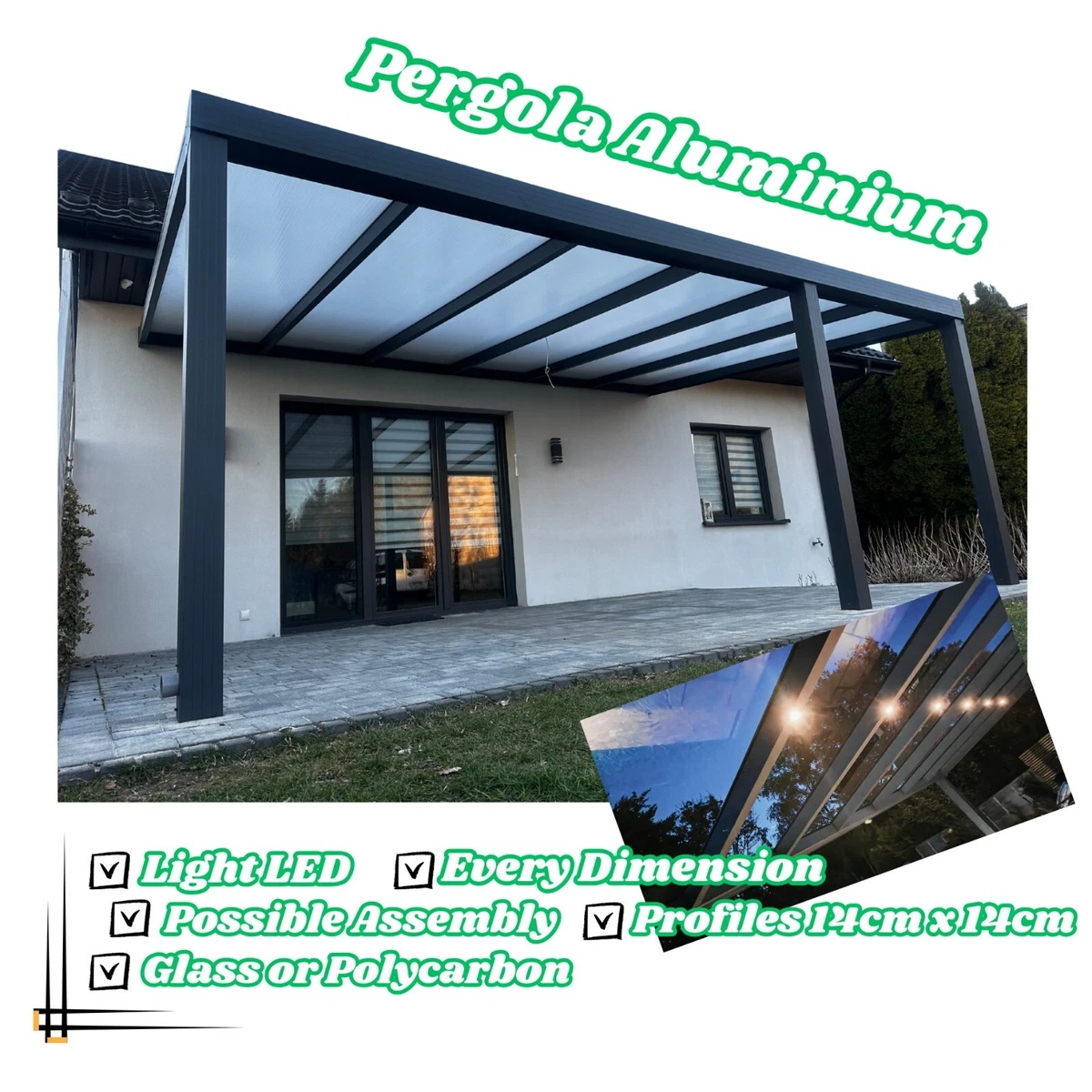 Pergola Glass Roof - Image 4